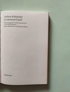 Lieutenant Gustl: Text und Kommentar. Schnitzler Arthur Renner-Henke Ursula