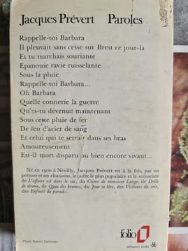 Paroles. Jacques Prévert