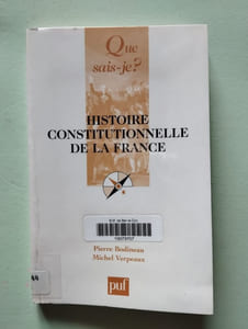 Histoire constitutionnelle de la France