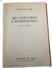 Qui gouverne &agrave; Washington. Douglass Cater