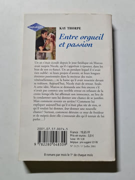 Entre orgueil et passion. Kay Thorpe