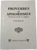 Proverbes et aphorismes de Lyon et de sa r&eacute;gion. F&eacute;lix Beno&icirc;t