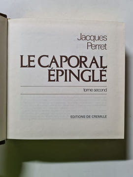 Le caporal épinglé. Jacques Perret