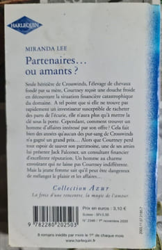Partenaires... ou amants. MIRANDA LEE