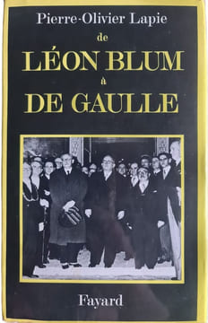 De Léon Blum à de Gaulle : Le caractère et le pouvoir. Pierre-Olivier Lapie