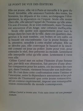 Voix sans issue. Céline Cuirol