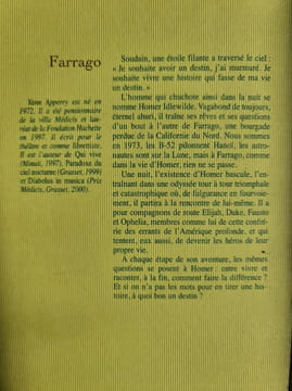 Farrago. YANN APPERRY