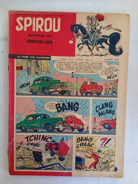 Spirou retour du chevalier /n° 1038 / mars 1958. undefined