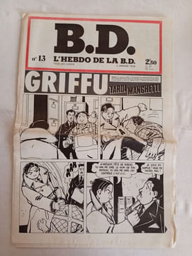 Griffu /n°13 / 2 janvier 1978. Tardiv Manchette