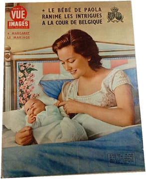 POINT DE VUE IMAGES DU MONDE n°620 - Le bébé de Paola ranime les intrigues à la cour de Belgique. MARGARET LE MARIAGE
