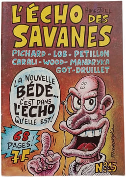 L'écho des savanes N.15. Bimestriel Pichard - Lob - Petillon Carali - Wood - Mandryka Got - Druillet