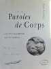 Paroles de Corps. Thierry Vila