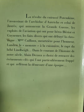 C'était le XXe siècle. Alain Decaux