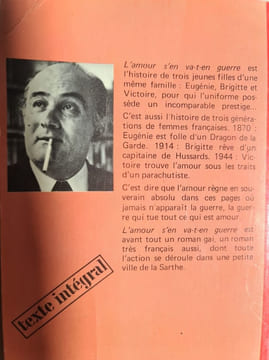 L'amour s'en va-t-en guerre. GUY DES CARS