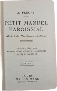 Petit manuel paroissial
