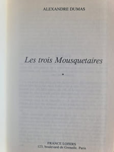 Les trois Mousquetaires