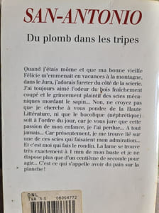 Du plomb dans les tripes