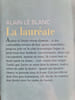 La laur&eacute;ate. ALAIN LE BLANC