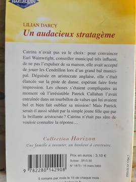 Un audacieux stratagème. Lilian Darcy