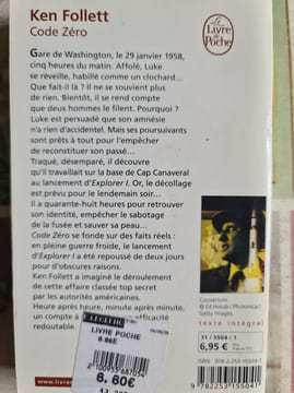 Code Zéro. Ken Follett