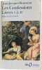 Les confessoes livres I &agrave; IV. Jean Jacques Rousseau