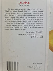 De la Nature