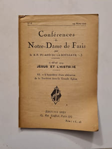 Conférences de Notre-Dame de Paris. Jésus et l'histoire