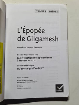 L'Épopée de Gilgamesh. Jacques Cassabois
