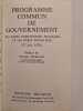 Programme commun de gouvernement. georges marchais