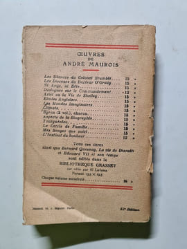 Sentiments et coutumes. ANDRE MAUROIS