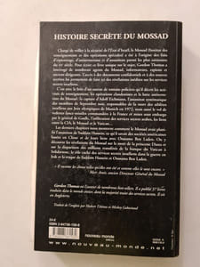 Histoire secrète du Mossad