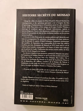 Histoire secrète du Mossad. Gordon Thomas