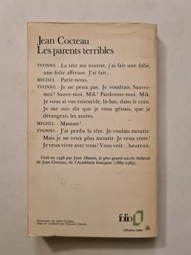 Les parents terribles. cocteau