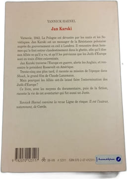 Jan Karski. Yannick Haenel