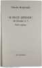 Le fruit d&eacute;fendu de Gen&egrave;se 2-3 (1977). CHARLES RESPLANDIS