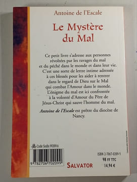 Le Mystère du Mal. Antoine de L'Escale