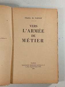 Vers l'armée de métier 1944