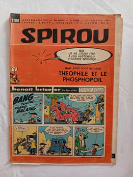 Spirou / N° 1188 / 19 janvier 1961. Peyo et Will