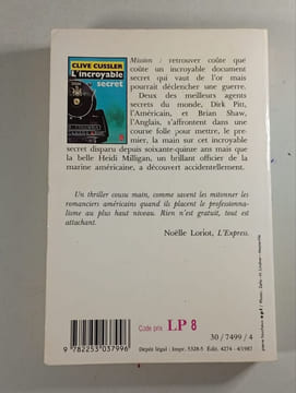 L'incroyable secret. Clive Cussler