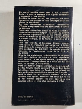 SDECE Service 7 : L'extraordinaire histoire du colonel Le Roy-Finville et de ses clandestins. Philippe Bernert