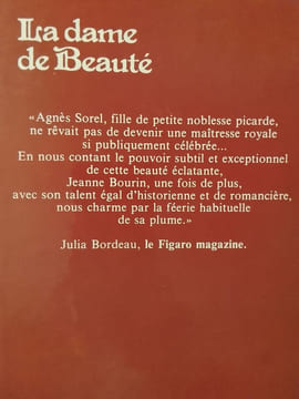 La dame de Beauté. JEANNE BOURIN
