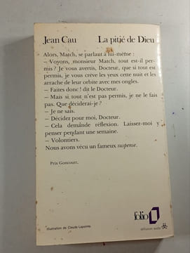 La pitié de Dieu. Jean Cau