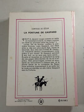 La fortune de Gaspard. Comtesse De Ségur