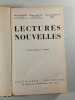 Lectures nouvelles. H. B&eacute;bart  H. Brul&eacute;  R. D&eacute;livet