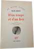D'un temps et d'un lieu. William Humphrey