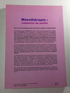 Mesothérapie: médecine de pointe