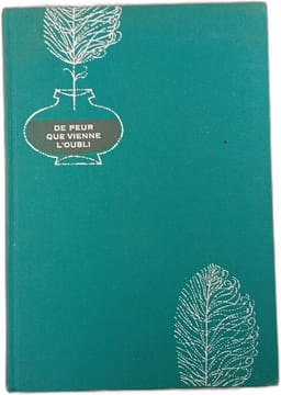De peur que vienne l'oubli. Jacques Mercanton