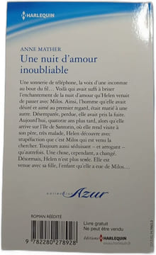 Une nuit d'amour inoubliable. Anne Mather