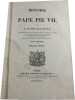 Histoire du Pape Pie VII Tome Premier. M. le Chevalier Artaud