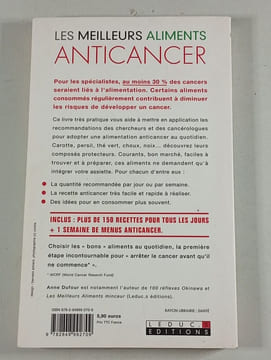 Les meilleurs aliments anticancer. Anne Dufour